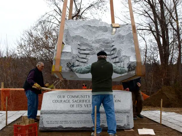 Granite Custom Mausoleum hand-carved by Mausoleum Design Shop in NJ — image 4