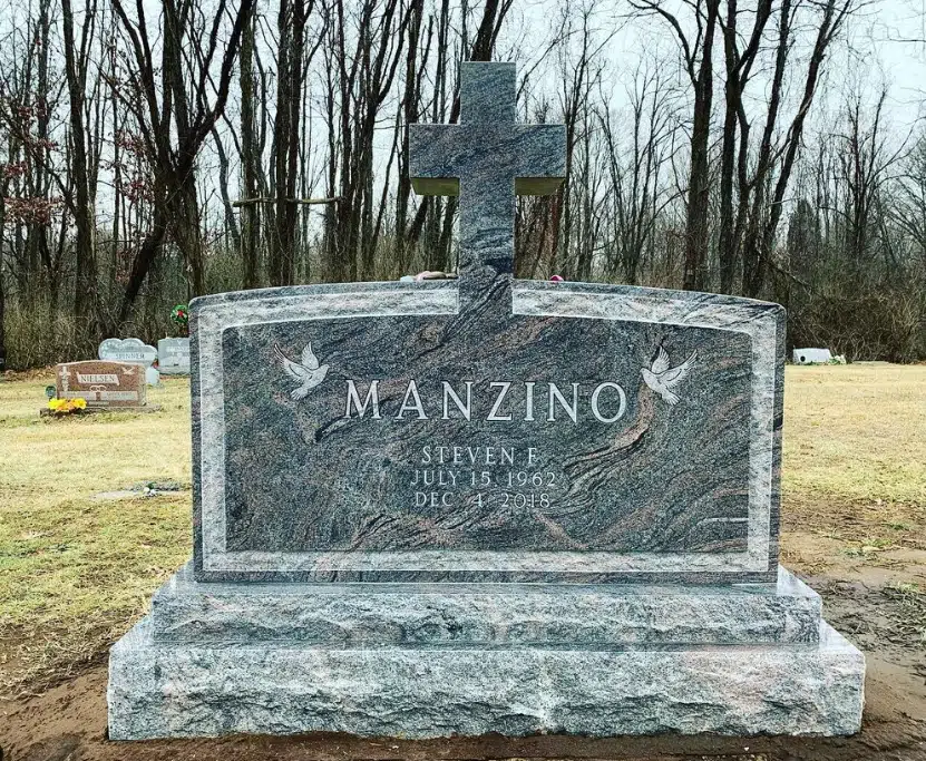 Granite Custom Mausoleum hand-carved by Mausoleum Design Shop in NJ — image 2